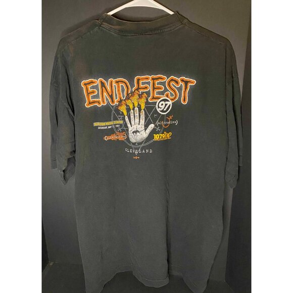 Fruit of the Loom Other - Vtg 90s End Fest 1997 Concert T Shirt Mens 2XL Cleveland Ohio Y2K RARE